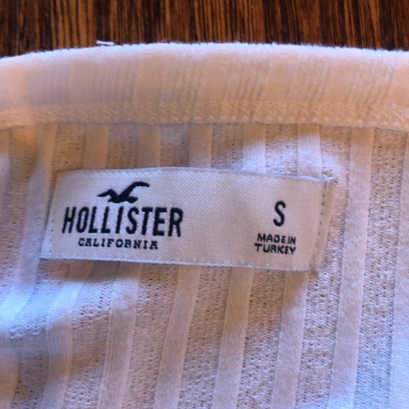 White Hollister tank top - Picture 4 of 4